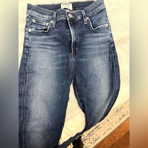 Agolde Women's Relaxed Blue Jeans